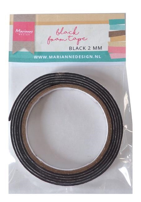  Marianne Design Black Foam Tape 2x12mm 200cm